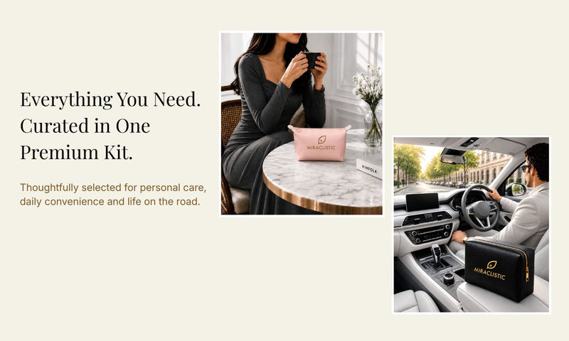 MIRACLISTIC essential kits for personal care and life on the road