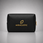 MIRACLISTIC black personal car essential kit pouch on a grey background
